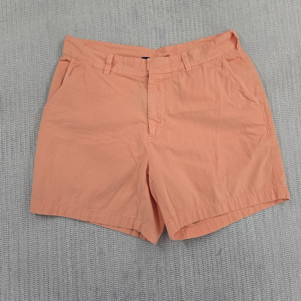 Polo Ralph Lauren Shorts Mens 33 Orange Pima Cotton Chino 7 Inseam Golf Casual